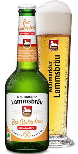 Craft beer Lammsbräu Bio Glutenfrei Alcochol-frei