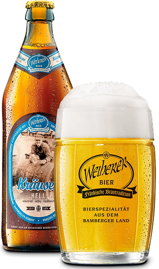Craft beer Weiherer Kräusen Hell